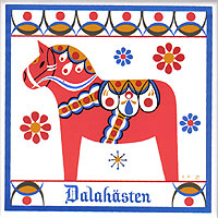 Tile - Dala Horse