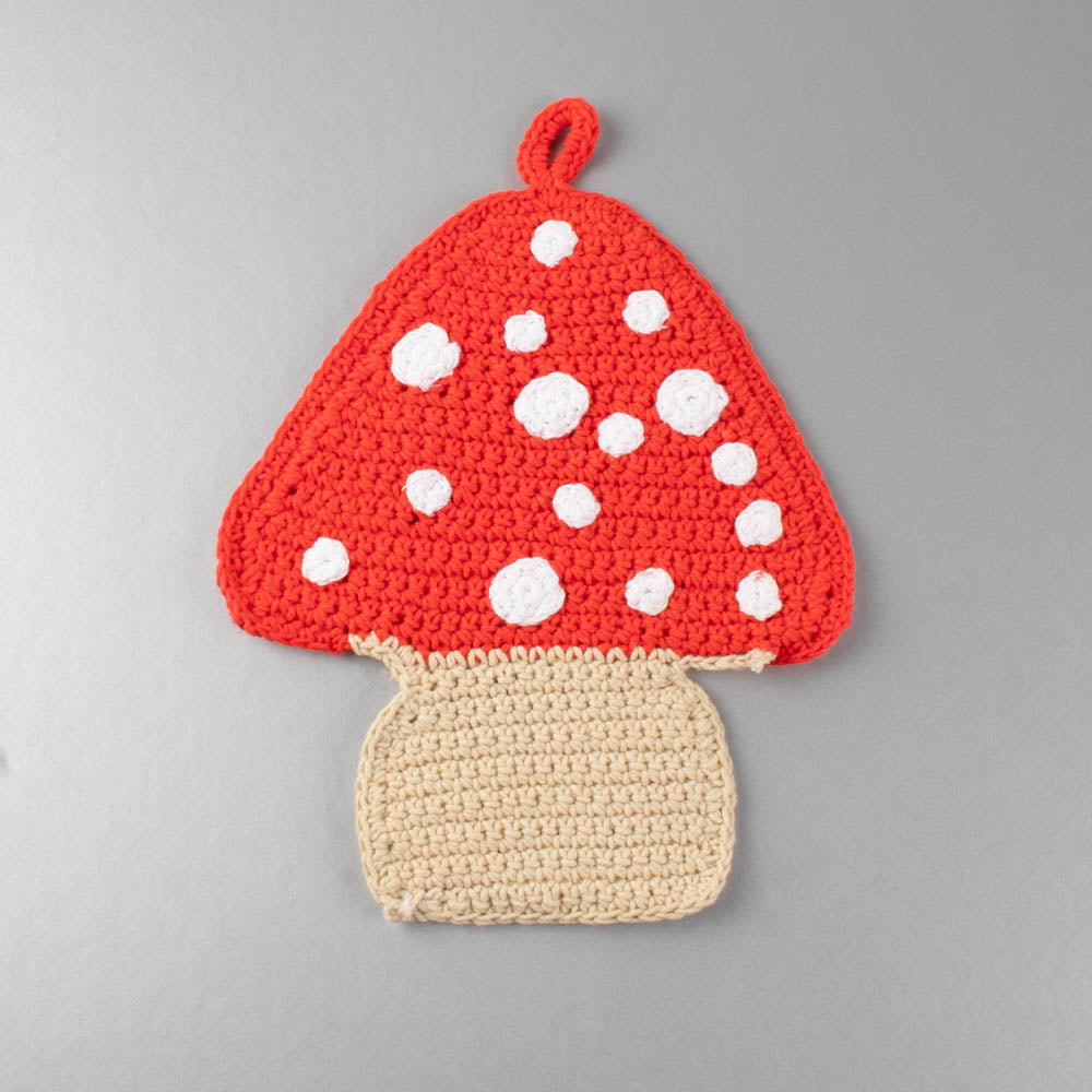Crochet Toadstool Trivet