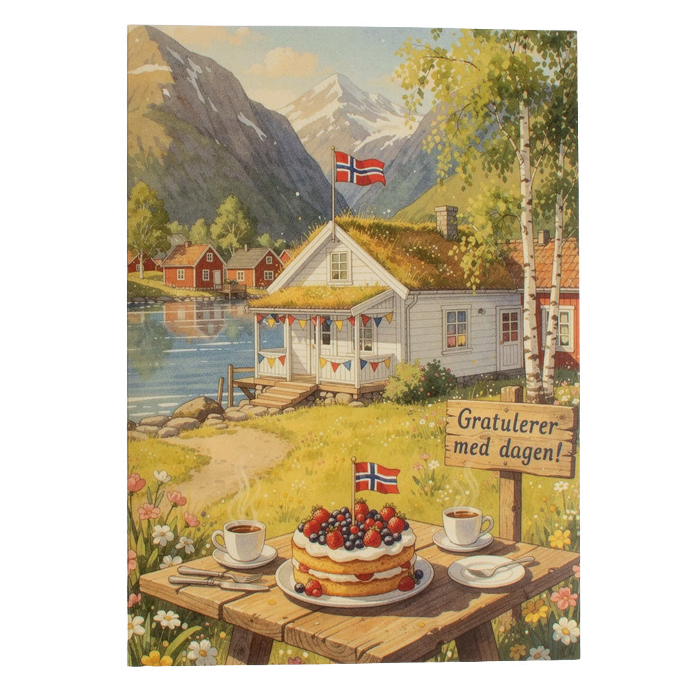 Norwegian Birthday Card