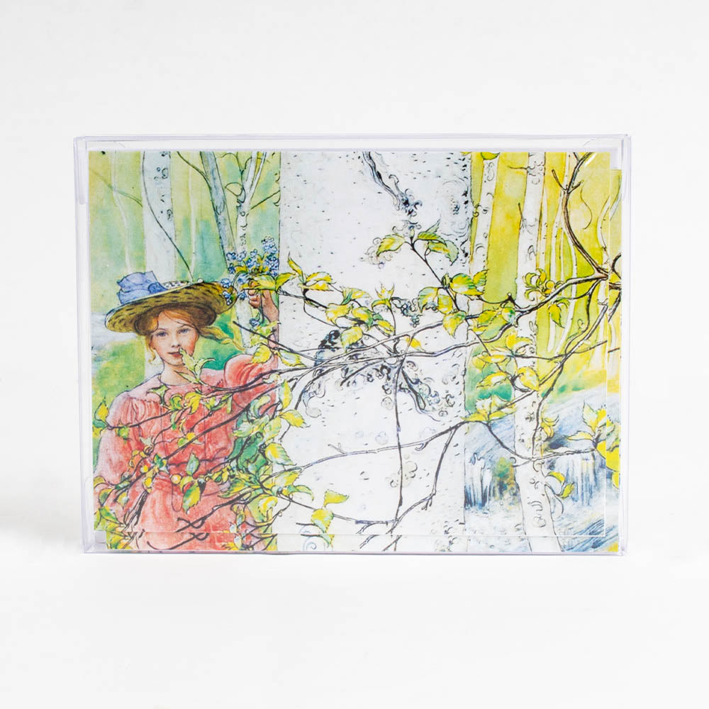 Notecards - Carl Larsson - "Lady at the Birch Tree"