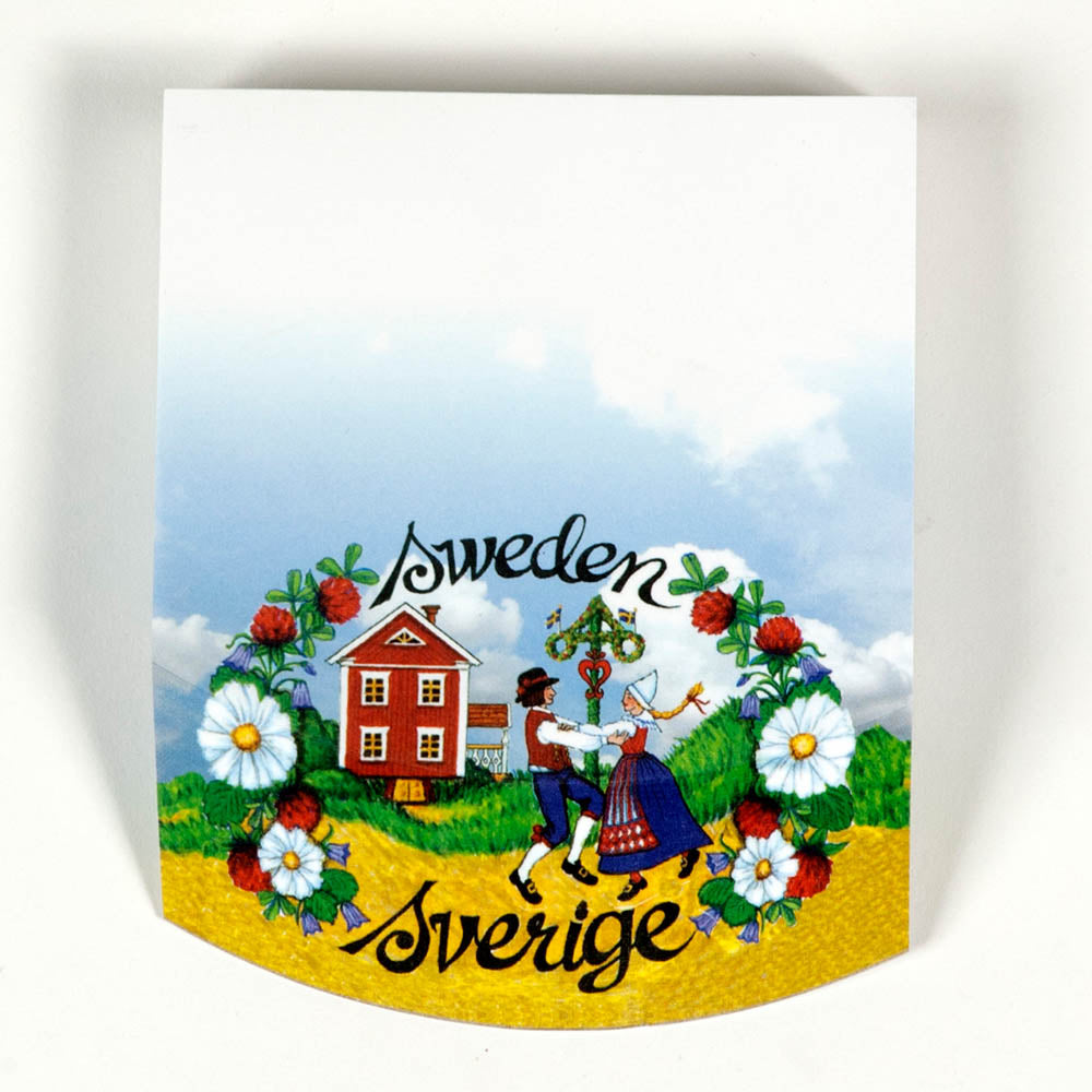 Notepad - Dancing Couple "Sweden"