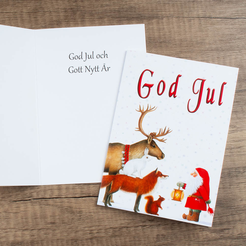 Christmas Cards - Jul Tomte & Animals