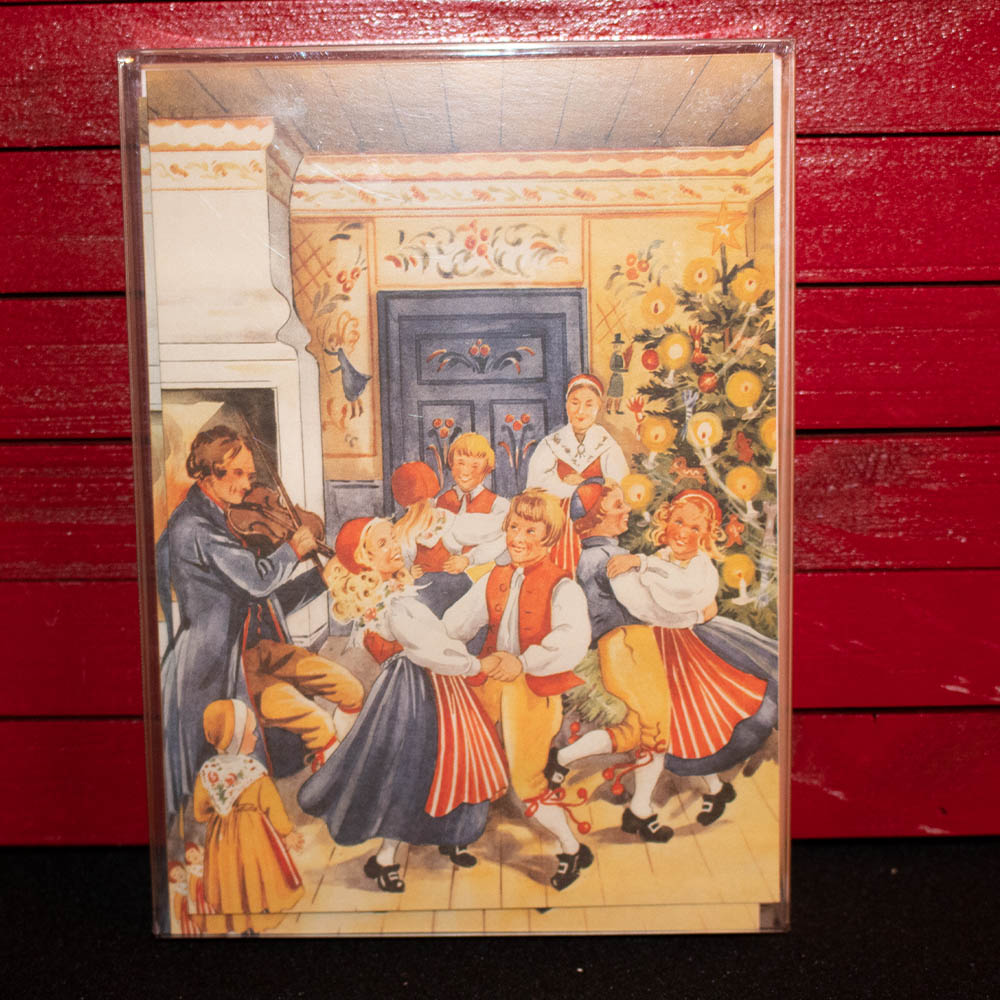 Christmas Cards - Swedish Dancing & Tree