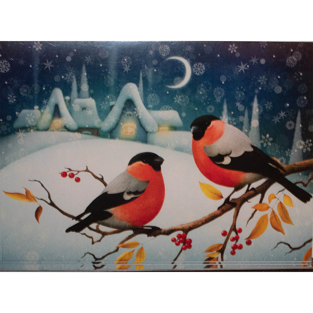 Christmas Cards - Bullfinch / Red Bird