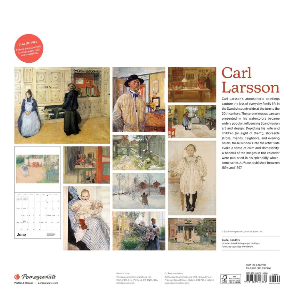 2027 Carl Larsson Calendar