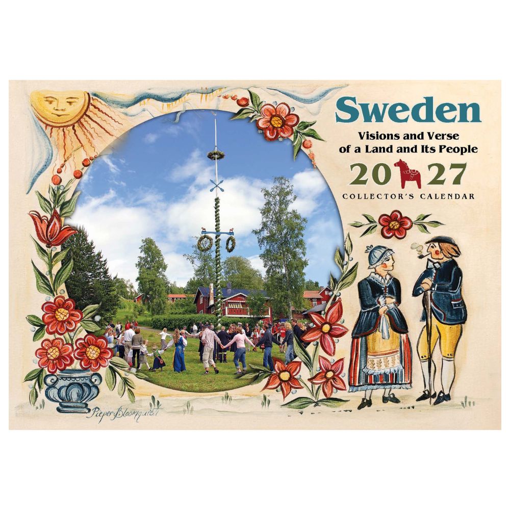 2027 Swedish Calendar - Visions and Verse