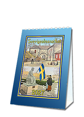 2027 Swedish Provinces Desktop Calendar