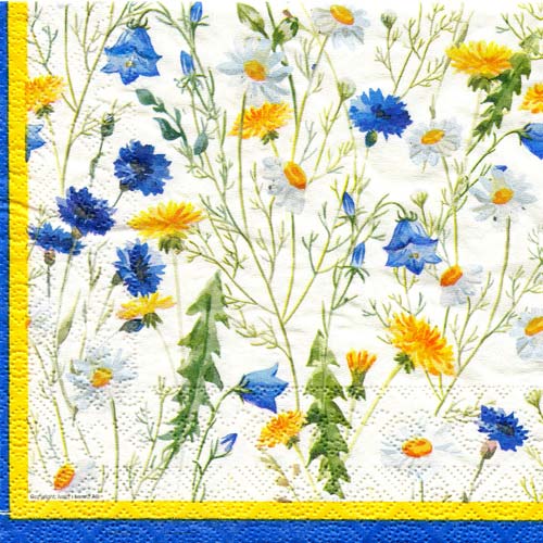 Lunch Napkin - Summer Flowers