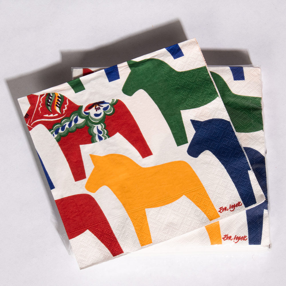 Lunch Napkin - Dala Horse Parade