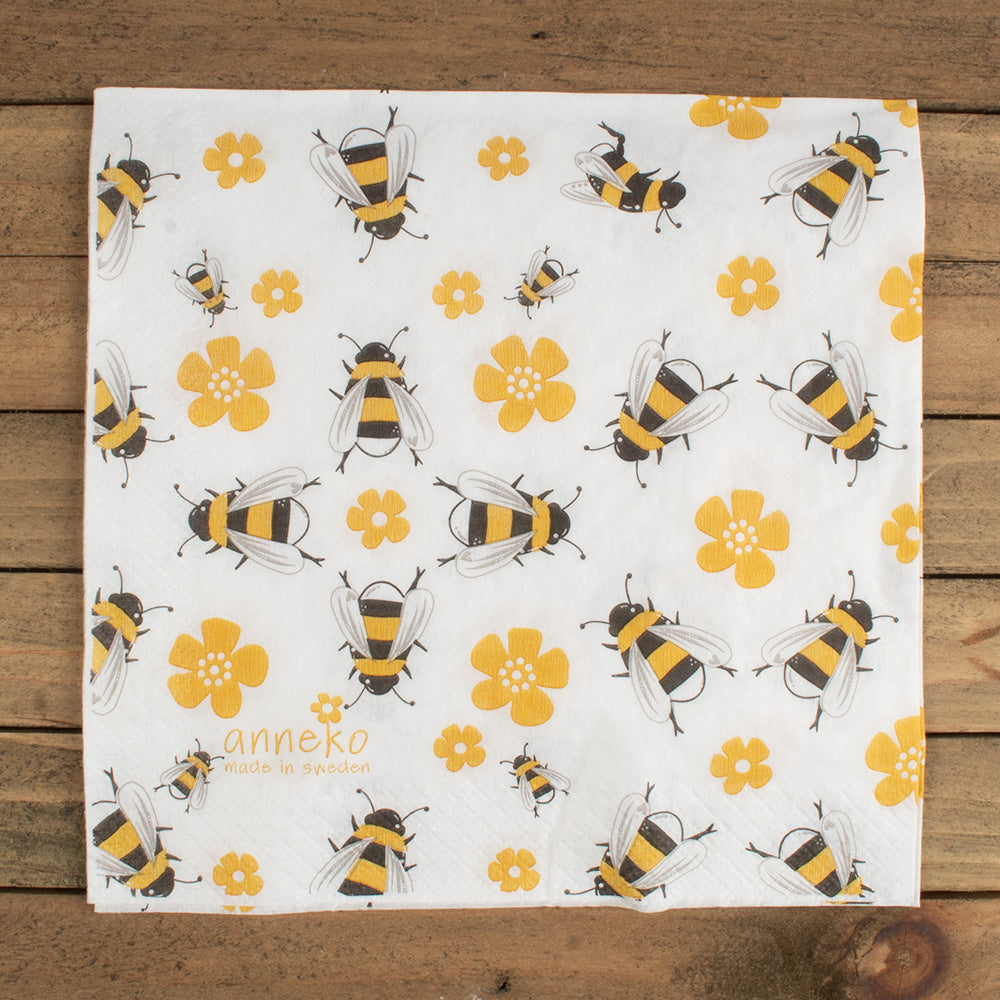 Lunch Napkins - Bumble Bees