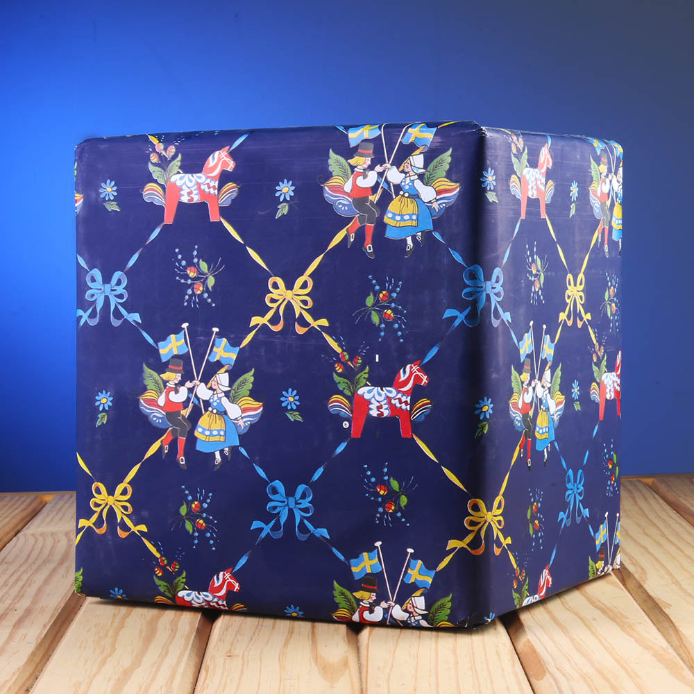 Swedish Wrapping Paper - Dala Horse