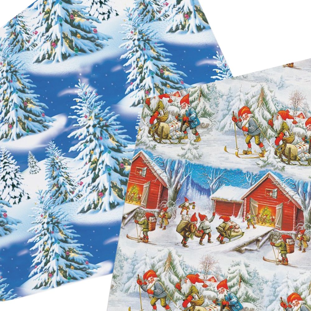 Swedish Wrapping Paper - Christmas Pack
