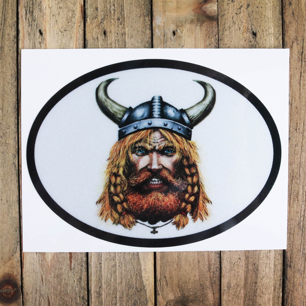 Oval Decal - Viking