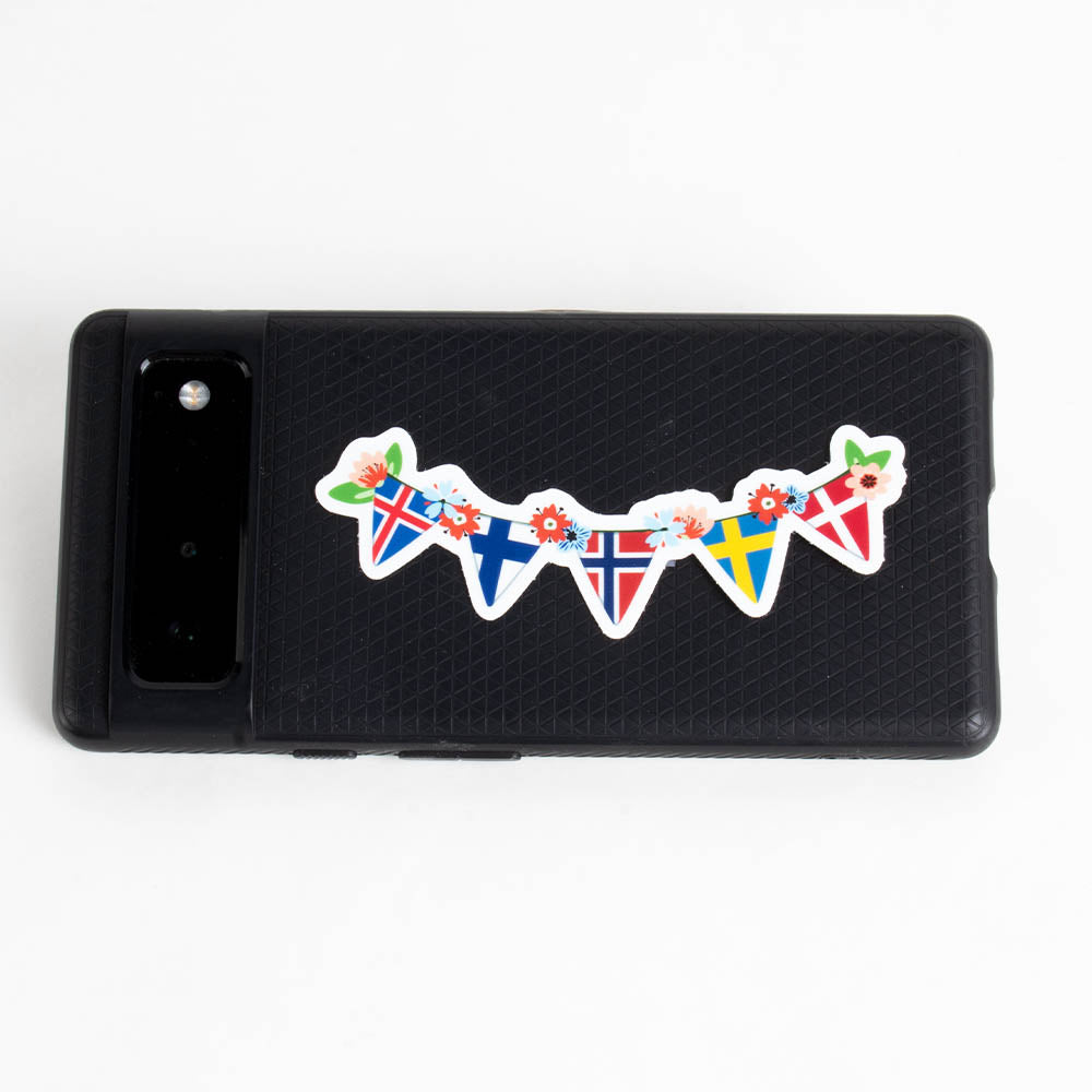 Nordic Flags Garland Sticker