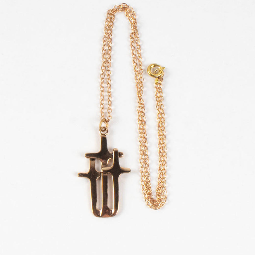 Necklace from Norway - 3 Crosses (Bronze)