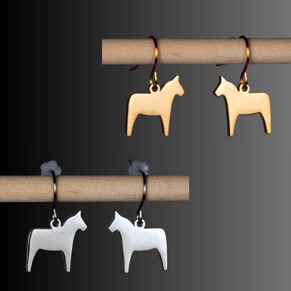 Dala Horse Dangle Earrings