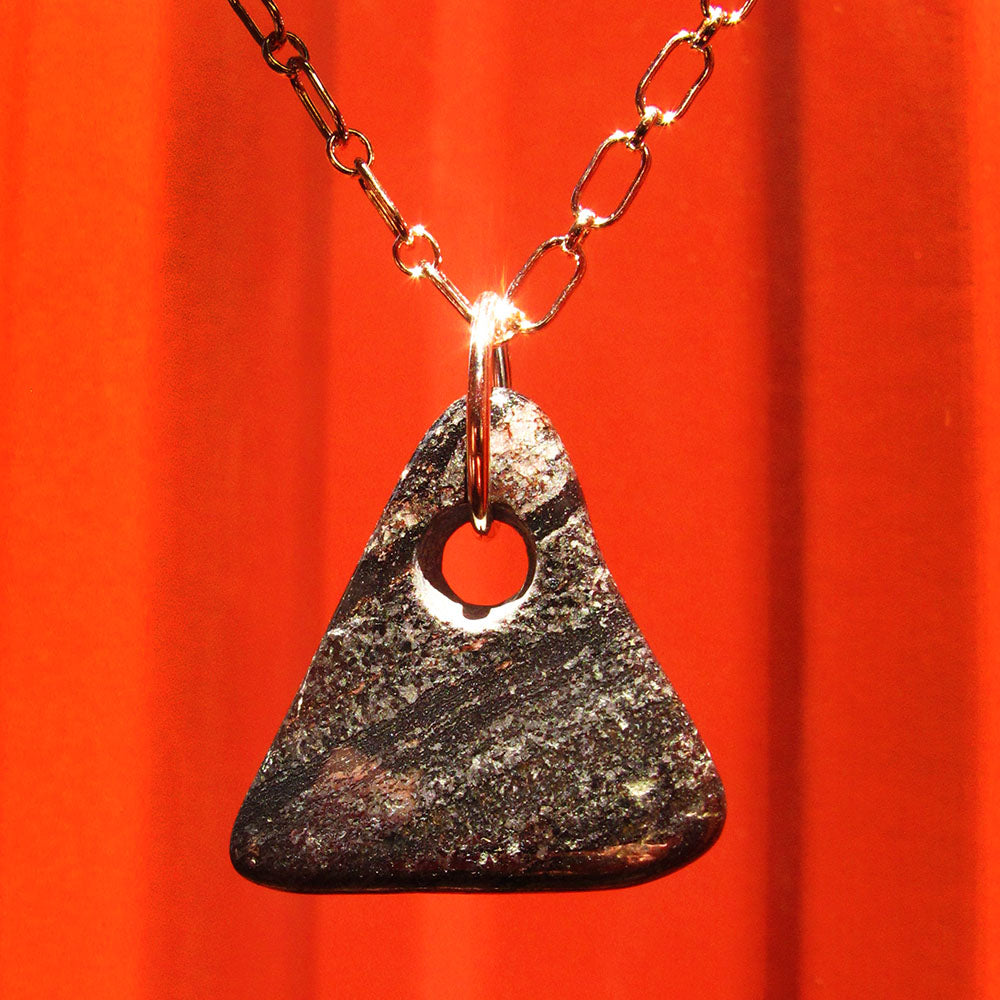 Necklace - Swedish Hematite Pendant