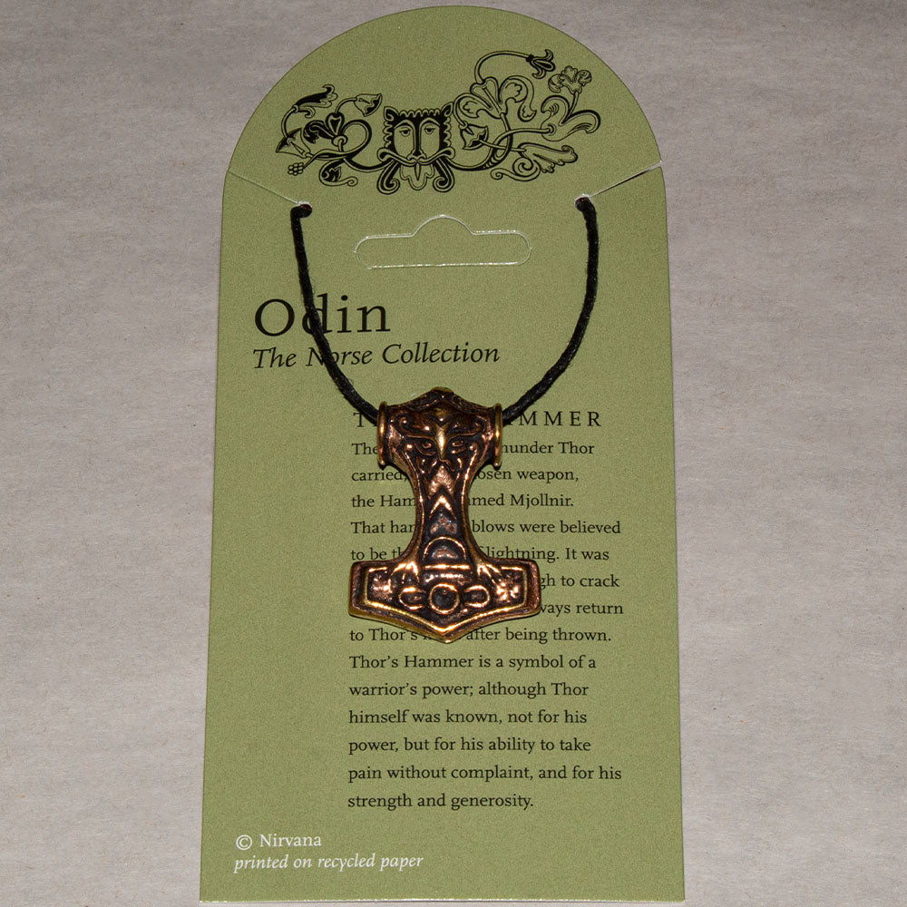Thor's Hammer Bronze Necklace