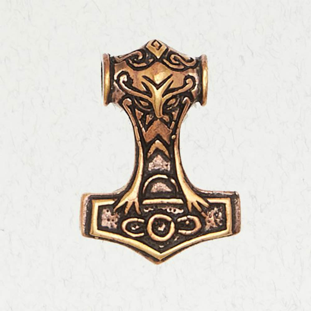 Thor's Hammer Bronze Necklace