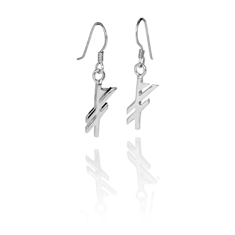 Viking Runic Earrings - "Luck"