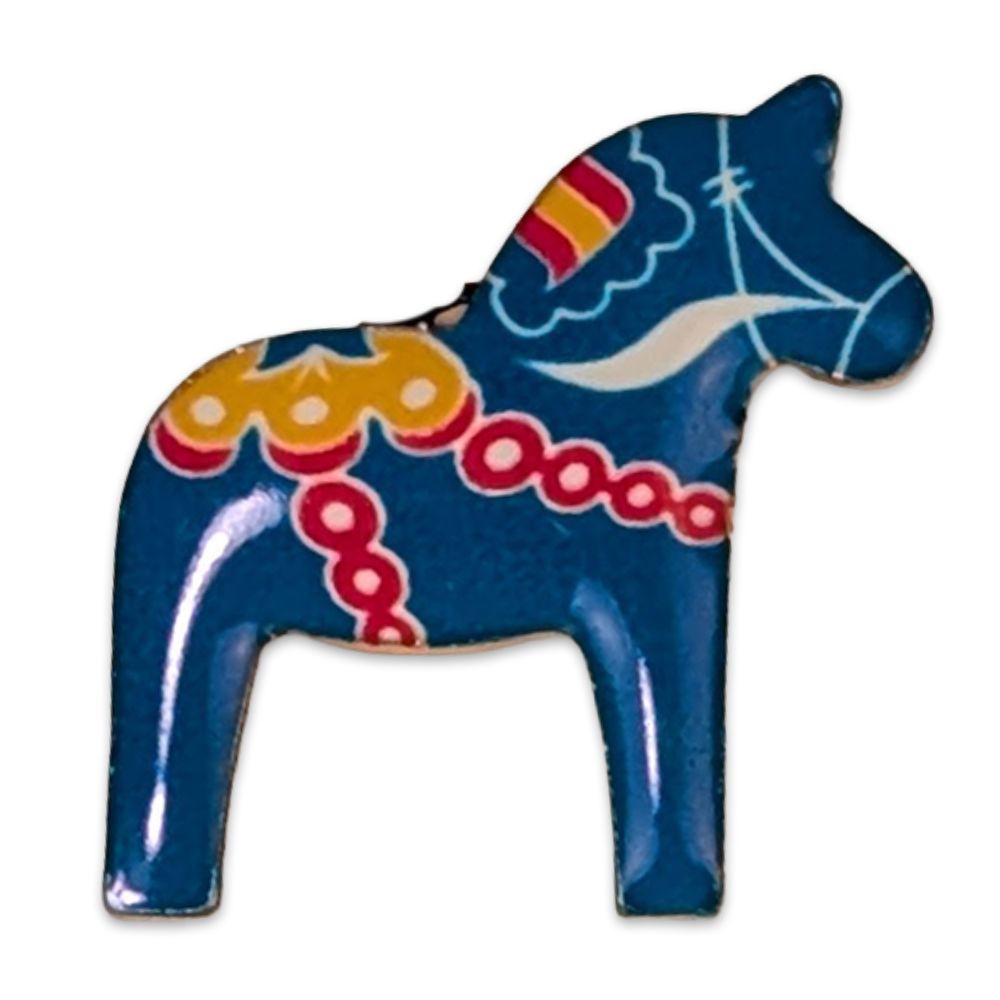 Dala Horse Lapel Pin