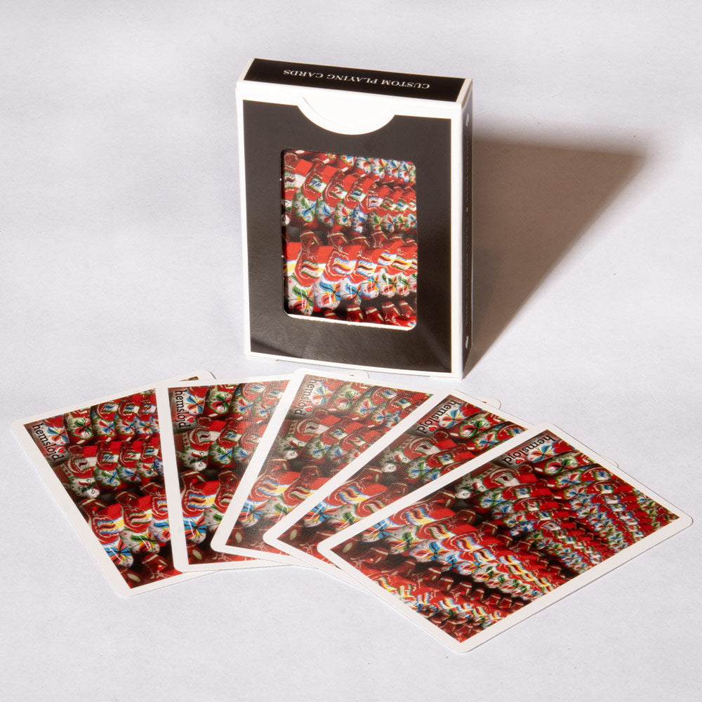 Hemslöjd Dala Horse Playing Cards