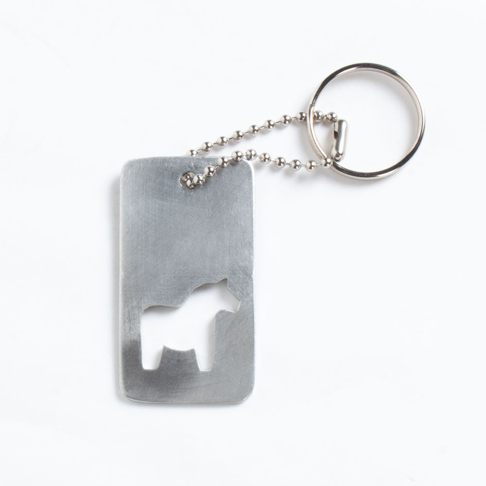 Key Chain - Dala Horse Dog Tag
