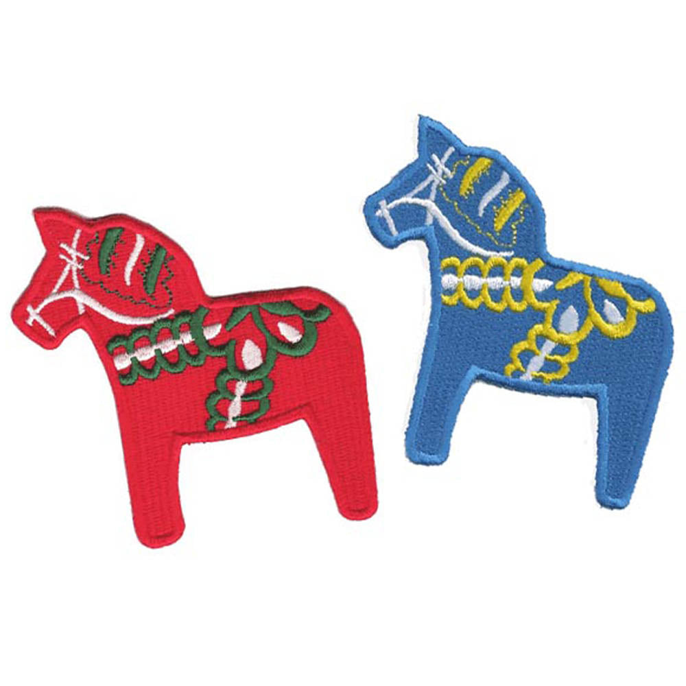 Dala Horse Iron-on Patch