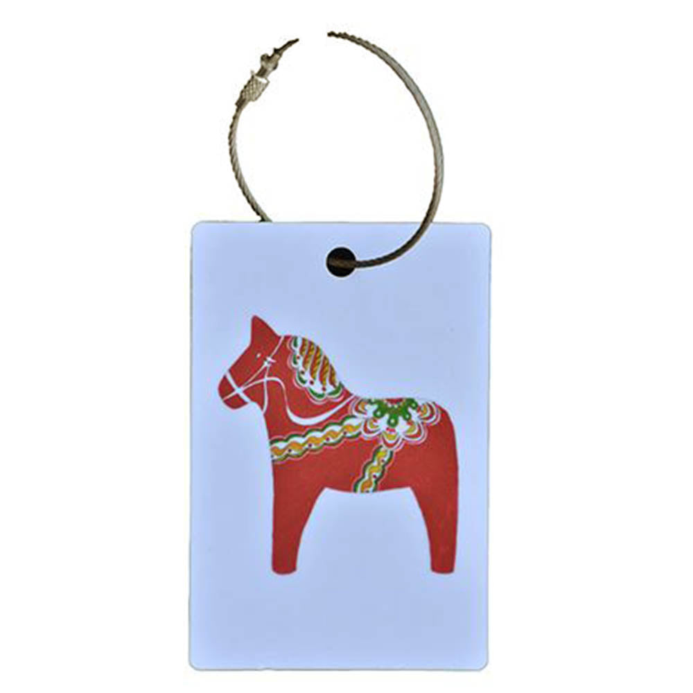 Luggage Tag - Dala Horse