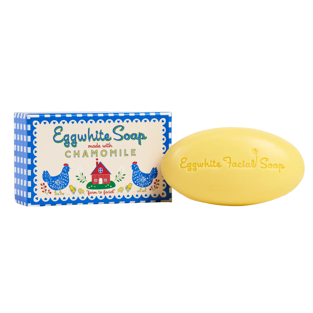 Eggwhite & Chamomile Flower Soap (single bar)
