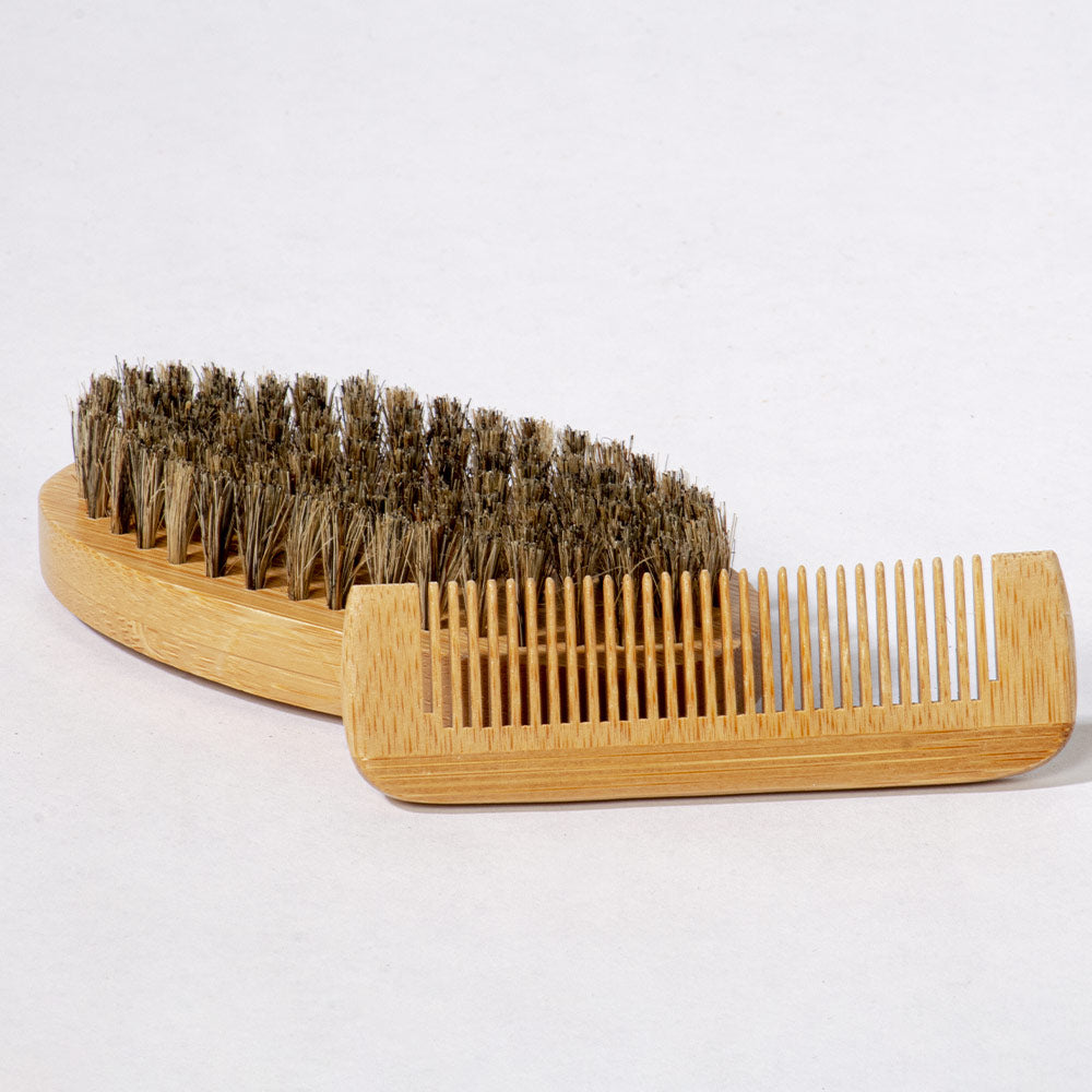 Beard Brush and Comb
