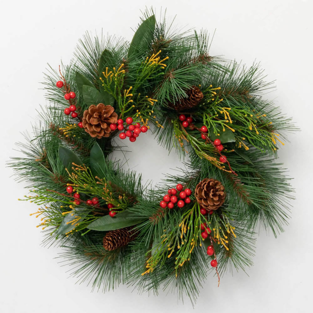 Rustic Pine & Berry Ring