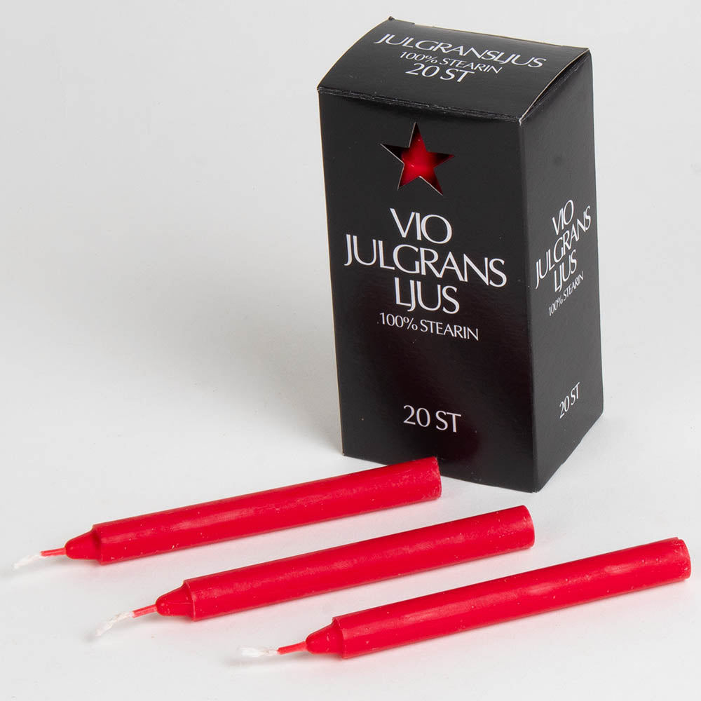 Chime Candles - Red 20 pack