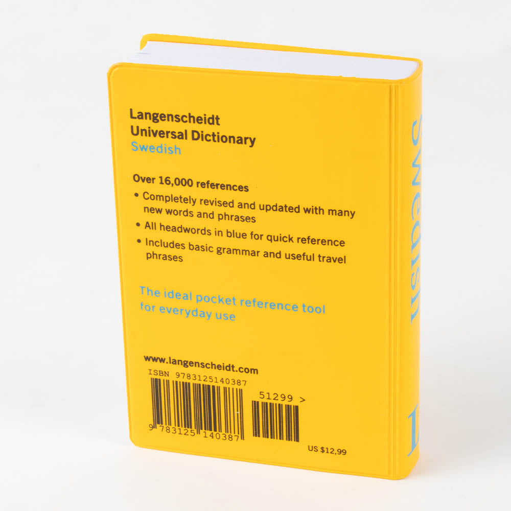 Swedish Dictionary - Langenscheidt (book)