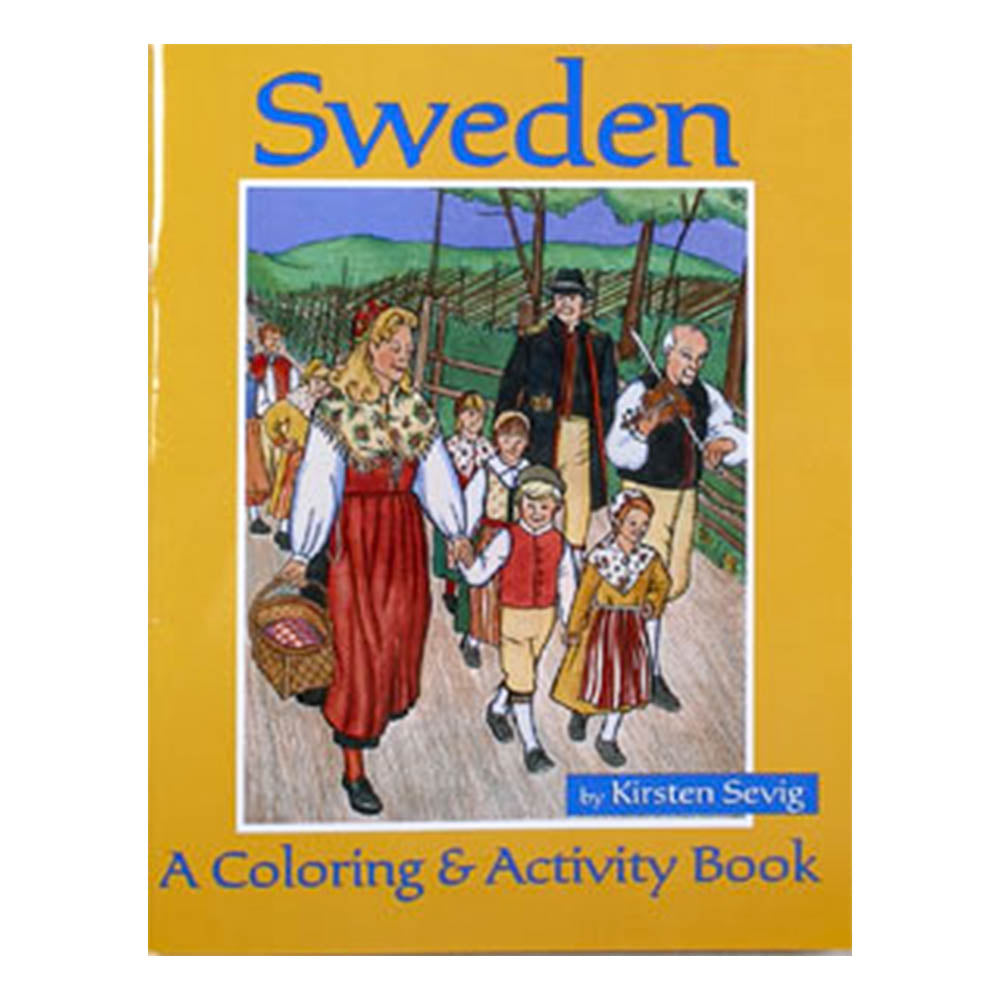 Sweden Coloring Book
