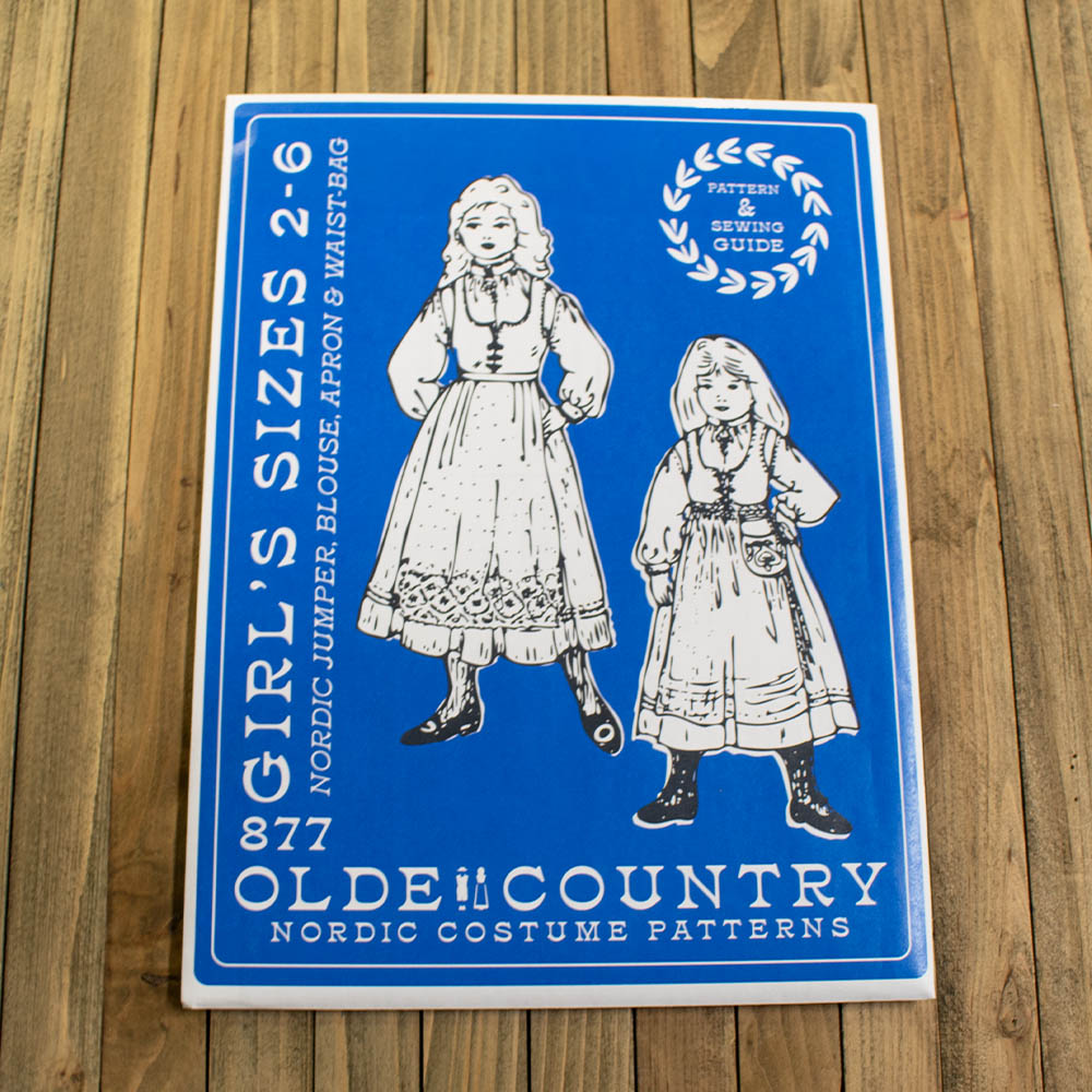 Little Girls' Nordic Folk Costume Pattern