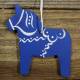 Ornament - Hemslöjd Dala Horse Variety, 4 pack