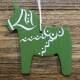 Ornament - Hemslöjd Dala Horse Variety, 4 pack