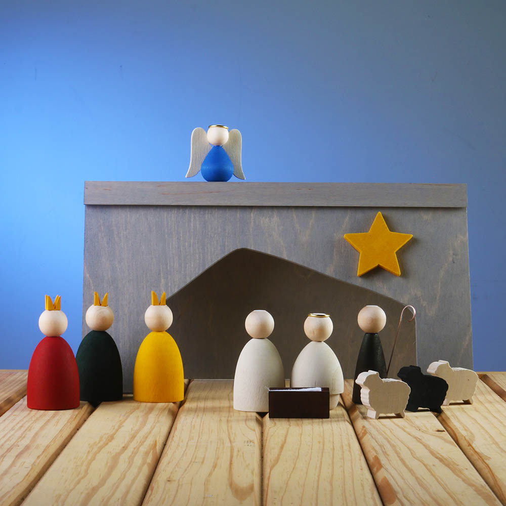 Hemslojd Swedish Gifts Swedish Nativity Set wood