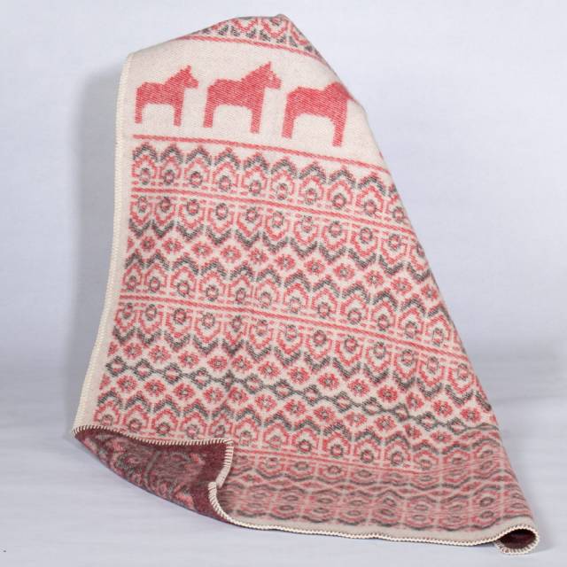 Dalarna Wool Blanket - Small - Thumbnail 2