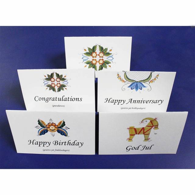 Hemslöjd Blank Gift Card Set (10 Cards)