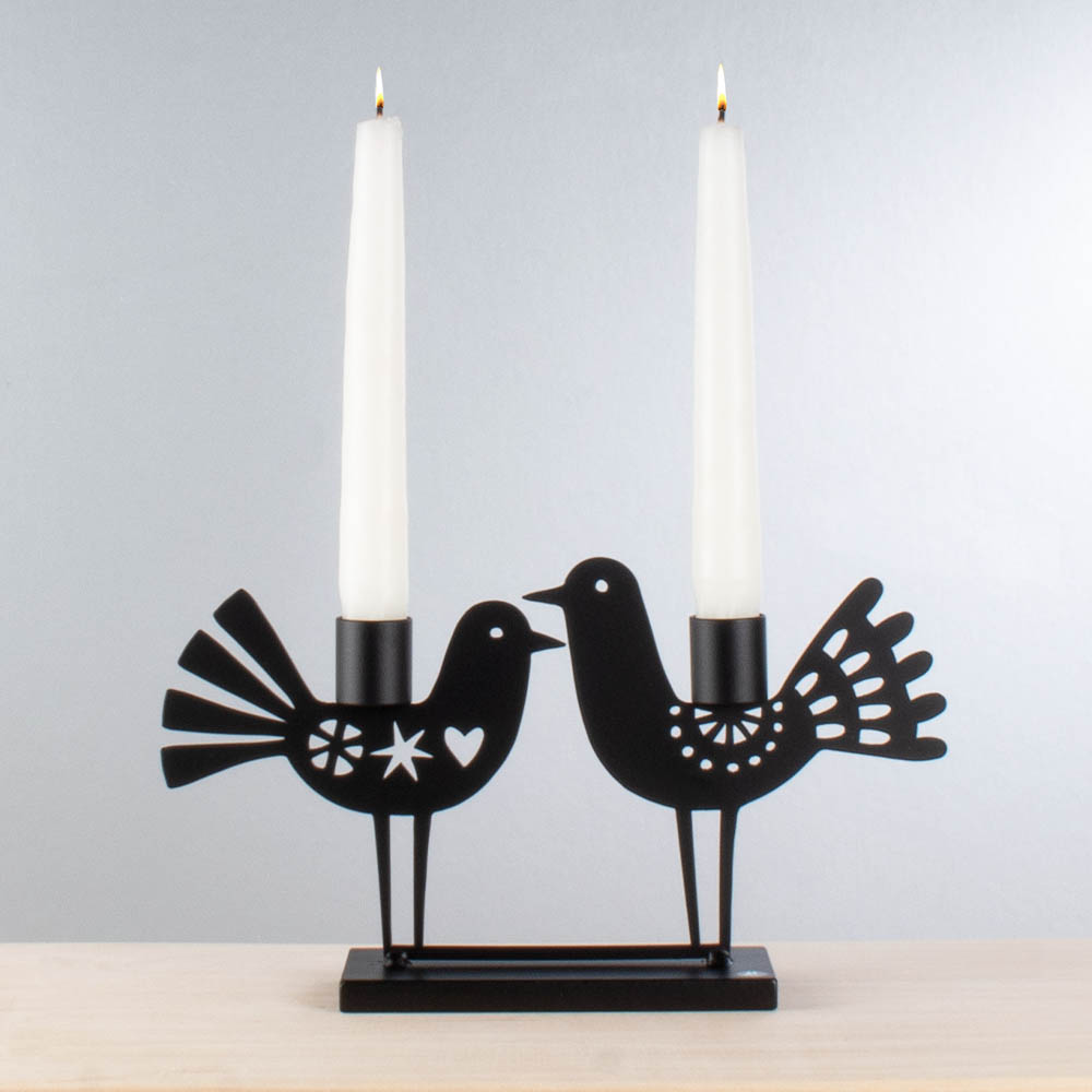 Two Birds Candleholder - Thumbnail 3