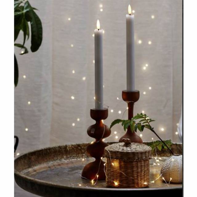 LED Candles - 2 pc Taper