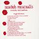 Towel - Swedish Meatball Recipe