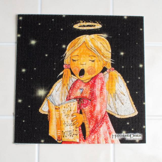 Swedish Dishcloth - Joy to the World