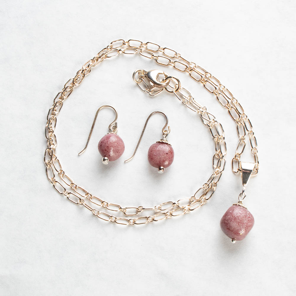 Norwegian thulite jewelry hotsell