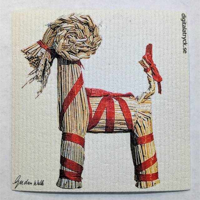 Swedish Dishcloth - Julbock