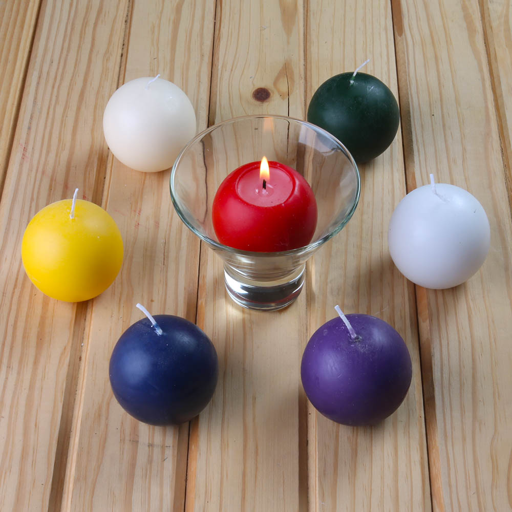 Hemslojd Swedish Gifts Ball Candles 2.5" diameter